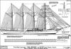 Steel Four-Mast Topsail Schooner "Juan Sebastian de Elcano" - Sail and Rigging Plan