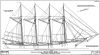 "Helen Barnet Gring" - Sail and Rigging Plan